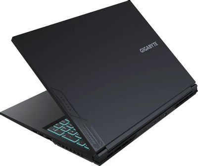 Ноутбук игровой Gigabyte G6 16", 2023, IPS, Intel Core i7 13620H 2.4ГГц, 10-ядерный, 16ГБ DDR5, 1ТБ SSD,  NVIDIA GeForce  RTX 4060 для ноутбуков - 8 ГБ, Windows 11 Home, черный [kf-h3kz854kh]