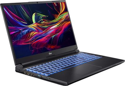 Ноутбук игровой iRU Калибр 15ALC 15.6", IPS, Intel Core i5 12500H 2.5ГГц, 12-ядерный, 16ГБ DDR4, 512ГБ SSD,  NVIDIA GeForce  RTX 3050 для ноутбуков - 4 ГБ, без операционной системы, черный [1930300]