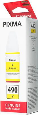 Чернила Canon GI-490Y 0666C001, для Canon, 70мл, желтый