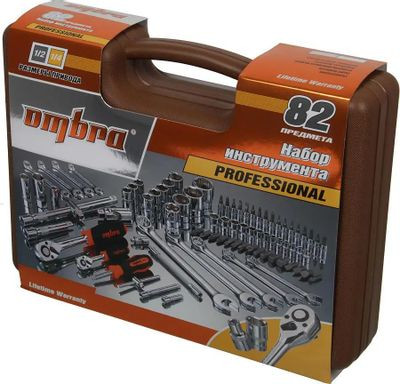 Набор инструментов Ombra OMT82S,  82 предмета [055014]