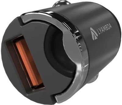 Автомобильное зарядное устройство LYAMBDA LS-A30, USB, 30Вт, 5A, черный Автомобильное зарядное устройство LYAMBDA LS-A30, USB, 30Вт, 5A, черный