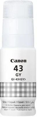 Чернила Canon GI-43GY 4707C001, для Canon, 60мл, серый