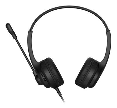 Гарнитура A4TECH HS-8i,  для контактных центров, накладные,  проводные, черный