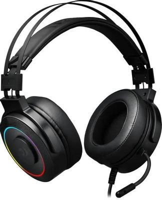Гарнитура игровая Redragon Lamia 2,  для компьютера и игровых консолей, накладные,  проводные, черный  [77701]