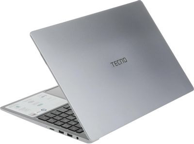 Ноутбук TECNO MegaBook T1 15.6", 2023, IPS, AMD Ryzen 5 5560U 2.3ГГц, 6-ядерный, 16ГБ LPDDR4, 512ГБ SSD,  AMD Radeon, Windows 11 Home, серый [71003300136]