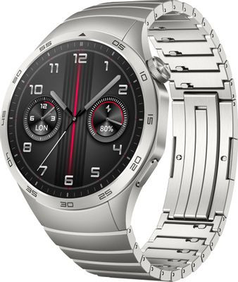 Смарт-часы Huawei Watch GT 4 Phoinix-B19M,  46мм,  1.43",  серебристый/серебристый [55020bmt](восстановленный)