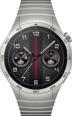 Смарт-часы Huawei Watch GT 4 Phoinix-B19M,  46мм,  1.43",  серебристый/серебристый [55020bmt](восстановленный)