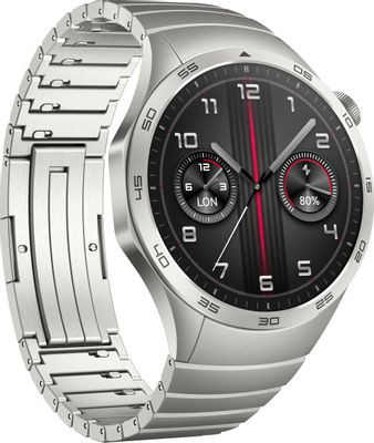 Смарт-часы Huawei Watch GT 4 Phoinix-B19M,  46мм,  1.43",  серебристый/серебристый [55020bmt](восстановленный)