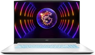 Ноутбук игровой MSI Sword 17 A12VE-808XRU 17.3", IPS, Intel Core i5 12450H 2ГГц, 8-ядерный, 16ГБ DDR5, 512ГБ SSD,  NVIDIA GeForce  RTX 4050 для ноутбуков - 6 ГБ, Free DOS, белый [9s7-17l522-808]