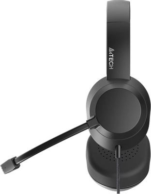 Гарнитура A4TECH Fstyler FH150U,  для компьютера, накладные,  проводные, черный [fh150u black]