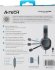 Гарнитура A4TECH Fstyler FH150U,  для компьютера, накладные,  проводные, черный [fh150u black]