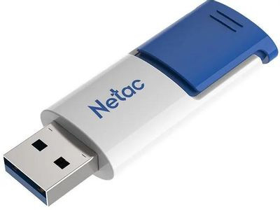 Флешка USB NETAC U182 512ГБ, USB3.0, синий и белый [nt03u182n-512g-30bl]