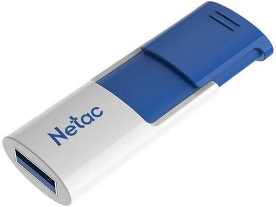 Флешка USB NETAC U182 512ГБ, USB3.0, синий и белый [nt03u182n-512g-30bl]
