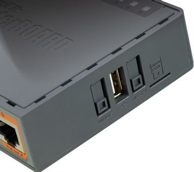 Роутер MIKROTIK hEX S,  черный [rb760igs]