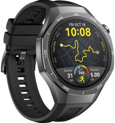 Смарт-часы Huawei Watch GT 5 Pro Vili-B29F,  46.3мм,  1.43",  черный/черный [55020dgh]