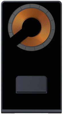 Беспроводное зарядное устройство LYAMBDA LWC-221,  USB-C,  18Вт,  1A,  черный/оранжевый