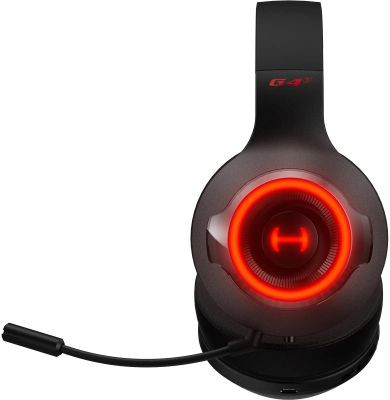 Гарнитура игровая Edifier G4 S,  для компьютера и игровых консолей, мониторные,  Bluetooth, черный