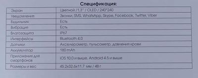 Смарт-часы Rekam Bizzaro F650,  1.3",  черный/черный [2202000011]