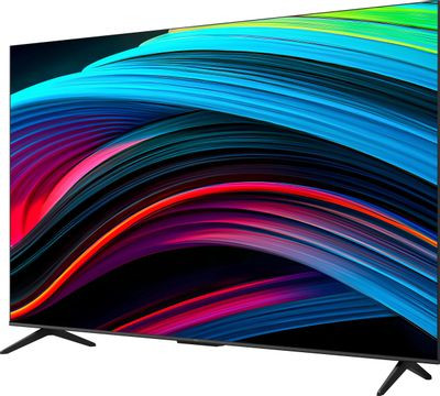 50" Телевизор TCL 50C647, QLED, 4K Ultra HD, черный, СМАРТ ТВ, Google TV
