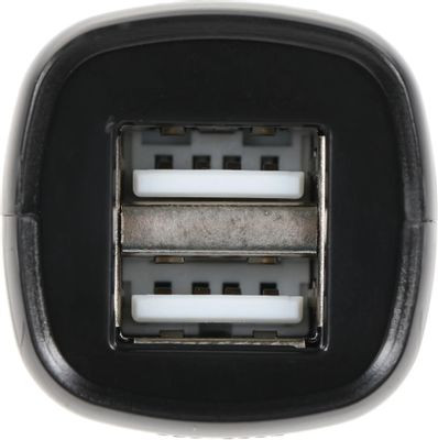 Автомобильное зарядное устройство HAMA H-1401660,  2xUSB,  1.2A,  черный [00173624]