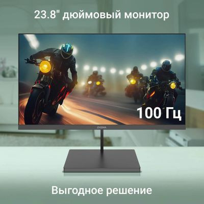 23.8" Монитор Digma Progress 24A501F,  1920x1080,  VA,  100Гц,  1хHDMI,  черный [dm24vb02]