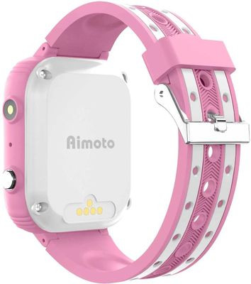 Смарт-часы Кнопка Жизни Aimoto Pro Indigo 4G,  1.44",  розовый/розовый [9500103](Б/У)