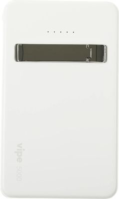 Внешний аккумулятор (Power Bank)  Vipe Crosby,  5000мAч,  белый [vppbcrosby5kwh]