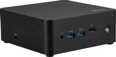 Неттоп MSI Cubi NUC 1M-043XRU,  Intel Core 7 150U,  DDR5 16ГБ, 512ГБ(SSD),  Intel Graphics,  CR,  noOS,  черный [9s6-b0b111-043]