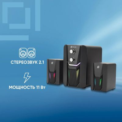 Колонки Oklick OK-423,  2.1,  черный [n-189]