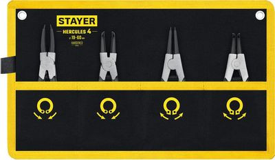 Набор инструментов Stayer 22830-H4,  4 предмета
