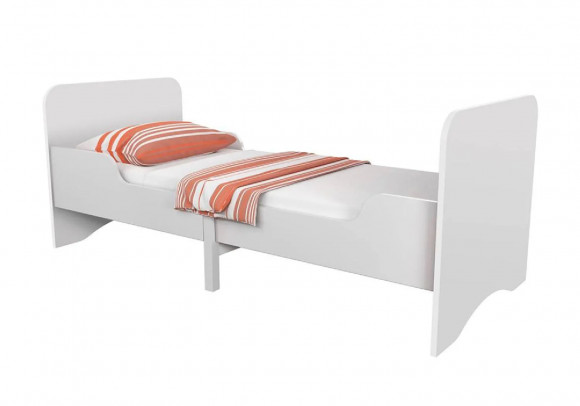 Кровать детская раздвижная Polini kids Fun 3200 белый - купить с доставкой по России