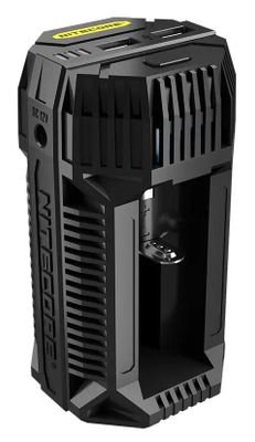 Автомобильное зарядное устройство NITECORE V2,  2xUSB,  2A,  черный [17179]