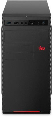 Компьютер iRU Home 310H6SE,  Intel Core i5 12400,  DDR4 32ГБ, 512ГБ(SSD),  Intel UHD Graphics 730,  Free DOS,  черный [2023063]