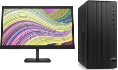 Комплект HP 290 G9,  Intel Core i3 12100,  DDR4 8ГБ, 512ГБ(SSD),  Intel UHD Graphics 730,  с ODD,  Free DOS,  черный [9m937at]