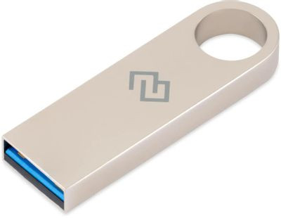 Флешка USB Digma DRIVE3 32ГБ, USB3.0, серебристый [dgful032a30sr]
