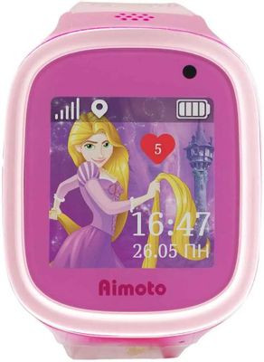 Смарт-часы Кнопка Жизни Disney Принцесса Рапунцель,  1.44",  розовый/розовый [9301104](Б/У)