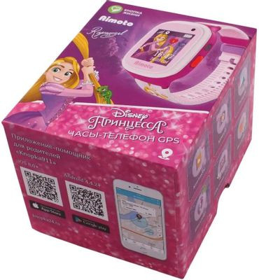 Смарт-часы Кнопка Жизни Disney Принцесса Рапунцель,  1.44",  розовый/розовый [9301104](Б/У)