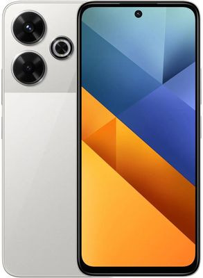 Смартфон Xiaomi Poco M6 8/256Gb,  серебристый
