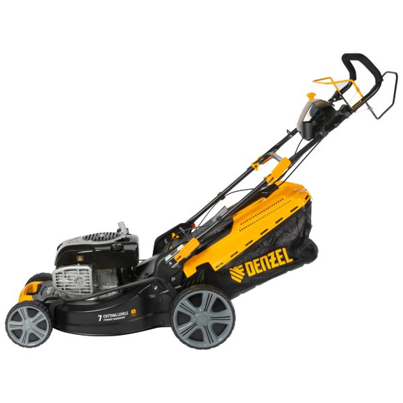 Газонокосилка бензиновая GLD-520SP-BS, 163 см3, Briggs Stratton, ширина 52 см, привод, 60 л Denzel Газонокосилка бензиновая GLD-520SP-BS, 163 см3, Briggs Stratton, ширина 52 см, привод, 60 л Denzel