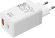 Сетевое зарядное устройство LYAMBDA SLT-45,  USB-A + Type-C,  45Вт,  3A,  белый