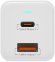 Сетевое зарядное устройство LYAMBDA SLT-45,  USB-A + Type-C,  45Вт,  3A,  белый