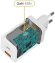 Сетевое зарядное устройство LYAMBDA SLT-45,  USB-A + Type-C,  45Вт,  3A,  белый