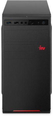 Компьютер iRU Home 310H6SE,  Intel Core i7 12700,  DDR4 32ГБ, 512ГБ(SSD),  Intel UHD Graphics 770,  Free DOS,  черный [2023067]