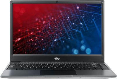 Ноутбук iRU Калибр 14TLH 14.1", IPS, Intel Core i5 1135G7 2.4ГГц, 4-ядерный, 8ГБ DDR4, 256ГБ SSD,  Intel Iris Xe graphics, Free DOS, серый [1912675]
