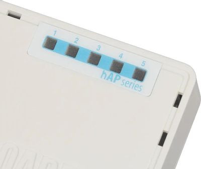 Wi-Fi роутер MIKROTIK hAP ac lite,  AC750,  белый [rb952ui-5ac2nd]