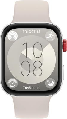 Смарт-часы Huawei Watch Fit 3 Solo-B09S,  1.82",  белый/серебристый [55020cjg]