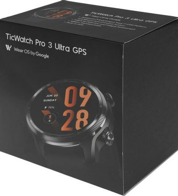 Смарт-часы ARK mobvoi Ticwatch Pro3 Ultra,  22мм,  1.4",  черный/черный