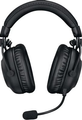 Гарнитура игровая Logitech G Pro X 2 Lightspeed,  для компьютера и игровых консолей, мониторные,  Bluetooth/радио/3,5 мм, черный [981-001265]