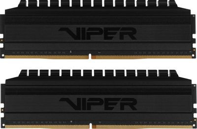 Оперативная память Patriot Viper 4 Blackout PVB416G440C8K DDR4 -  2x 8ГБ 4400МГц, DIMM,  Ret
