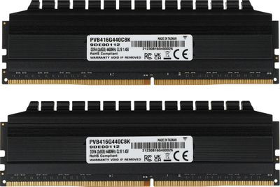 Оперативная память Patriot Viper 4 Blackout PVB416G440C8K DDR4 -  2x 8ГБ 4400МГц, DIMM,  Ret
